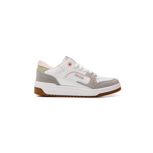 Tênis Coca-Cola March Casual Feminino Camurça Cc2390-1255 Branco