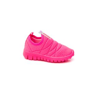 Tênis Novope Slip On Infantil Menina Soft 1000127 Pink