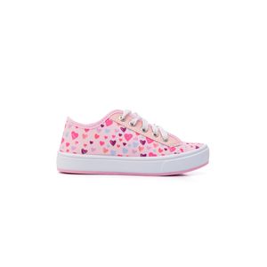 Tênis Ortobessa Casual Infantil Menina Estampa Rosa