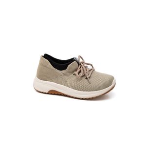 Tênis Molekinho Knit Juvenil Menino 2634.107 Bege