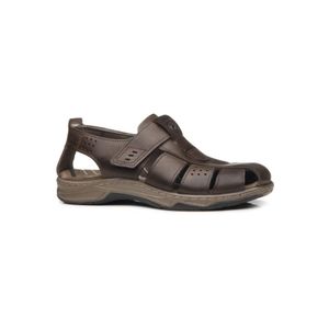 Sandalia Pegada Masculina Em Couro 132255-03 Marrom