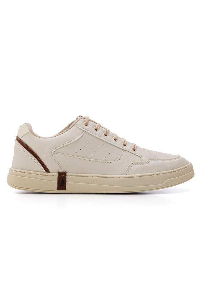 Sapatênis Confort Way Masculino Casual 402403 Off-White