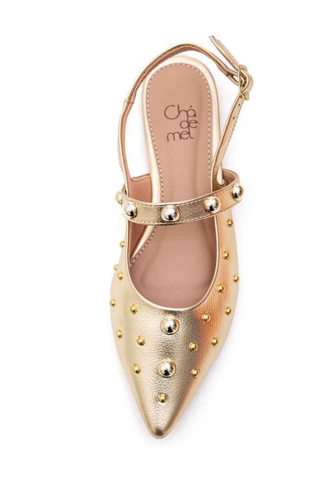 Sapatilha-Cha-De-Mel-Bico-Fino-Feminina-Esferas-3387-Ouro