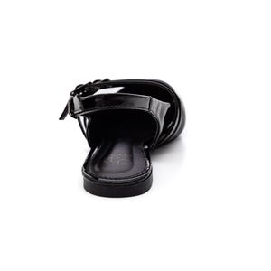 Sapatilha Chá De Mel Bico Fino Feminina Slingback 3320 Preto