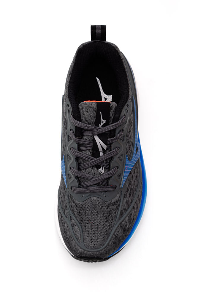 Tenis-Mizuno-Space-5-Juvenil-Masculino-Chumbo