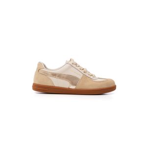 Tênis Cravo E Canela Casual Feminino Couro 1612cc Off-White