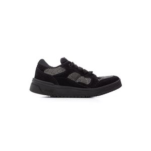 Tênis Coca-Cola Casual Feminino Camurça Strass Cc2443-58 Preto