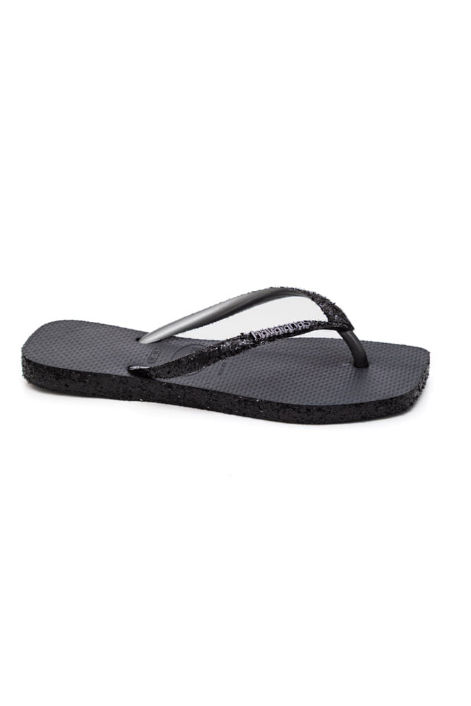 Chinelo-Havaianas-Sl-Sq-Sparkle-Cinza