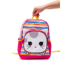 Mochila Sestini Média Kids Cat 4 066403-00 Rosa