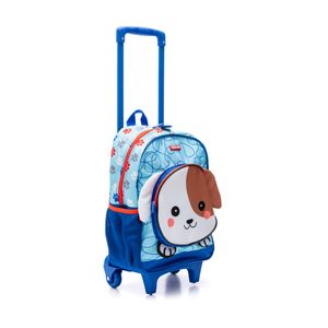 Mochilete Sestini Rodinha Média Kids Dog 4 Colorido 066406-00 Azul