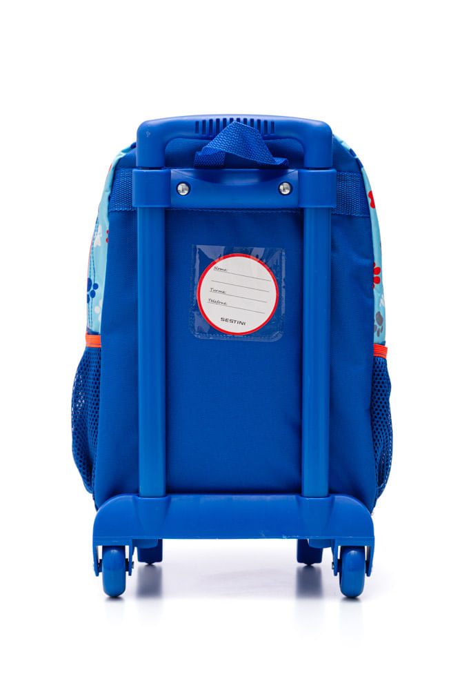 Mochilete Sestini Rodinha Média Kids Dog 4 Colorido 066406-00 Azul