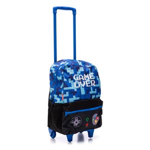Mochila Sestini Rodinha Grande Plus Game 2 Colorido 066417-00 Azul