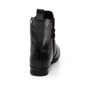 Bota Mooncity Chelsea Cano Curto Feminina Elástico 71141 Preto