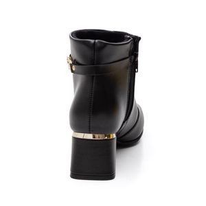 Bota Modare Coturno Ultra Conforto Feminina Cano Médio 7082.102 Preto