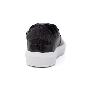 Tênis Novope Casual Juvenil Menina Velcro Glitter 98001012-3575j Preto