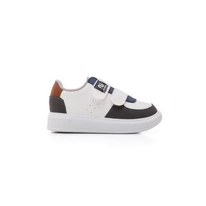 Tênis Novope Casual Infantil Menino Velcro 9800101 Branco