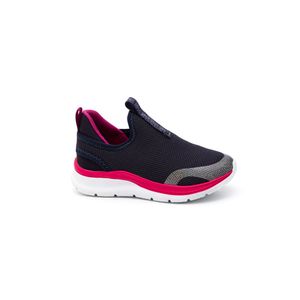 Tênis Klin Casual Juvenil Menina Slip On 354.004-4 Marinho