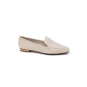 Sapato Loucos E Santos Mocassim  Feminino Couro L19704001 Off-White