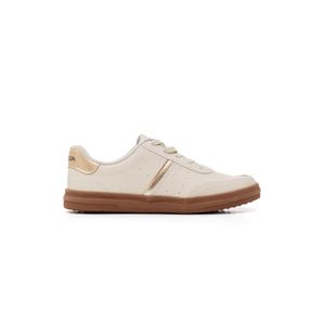 Tênis Mississipi Casual Feminino Microfuros Me253-05 Off-White