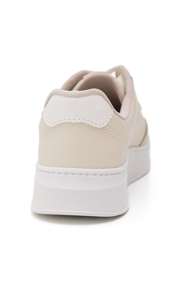 Tênis Mississippi Casual Feminino Flat Form Mc912-01 Off-White