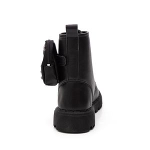 Bota Nilqi Coturno Sophia Bolsinha Infantil Menina Cano Médio 1650.03.01 Preto