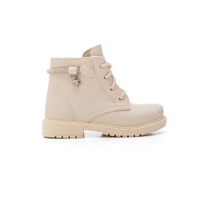 Bota Doce Pé Coturno Infantil Menina 35037-182 Off-White