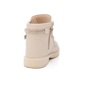 Bota Doce Pé Coturno Infantil Menina 35037-182 Off-White