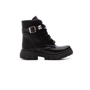 Bota Doce Pé Coturno Juvenil Menina 36030-007 Preto