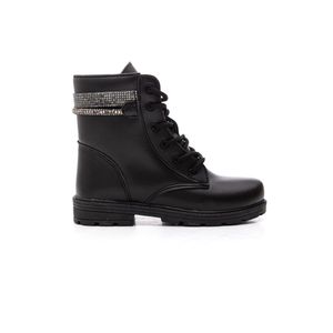 Bota Doce Pé Coturno Juvenil Menina 38008-007 Preto