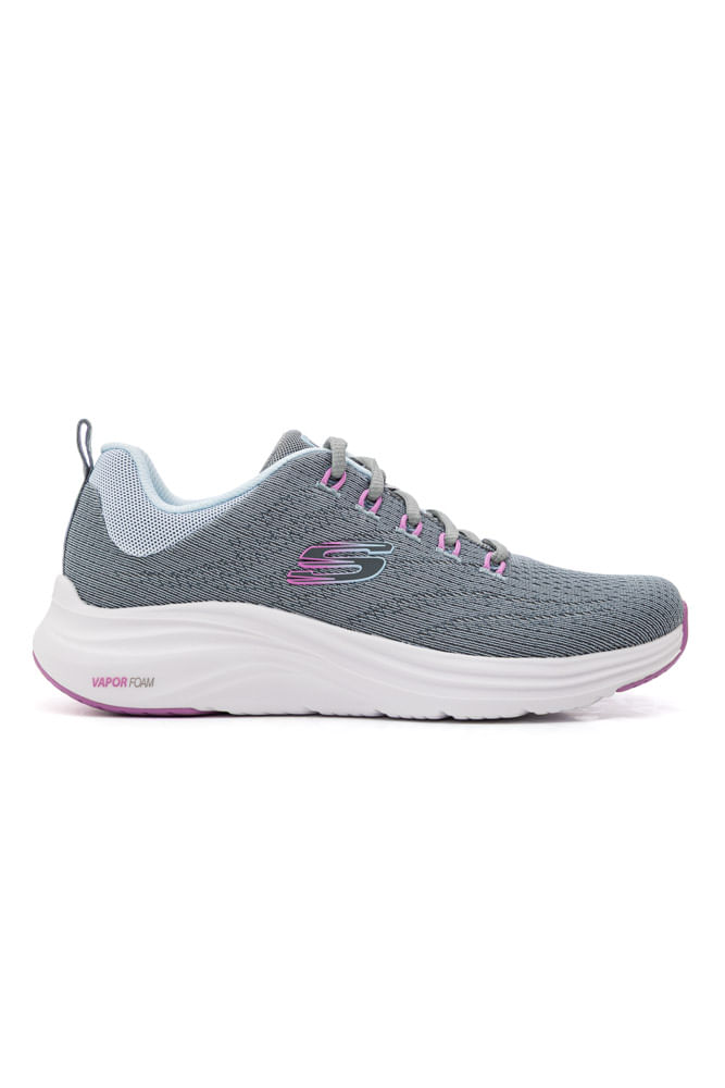 Tenis Corrida Feminino 150022-Gymt Skechers Cinza