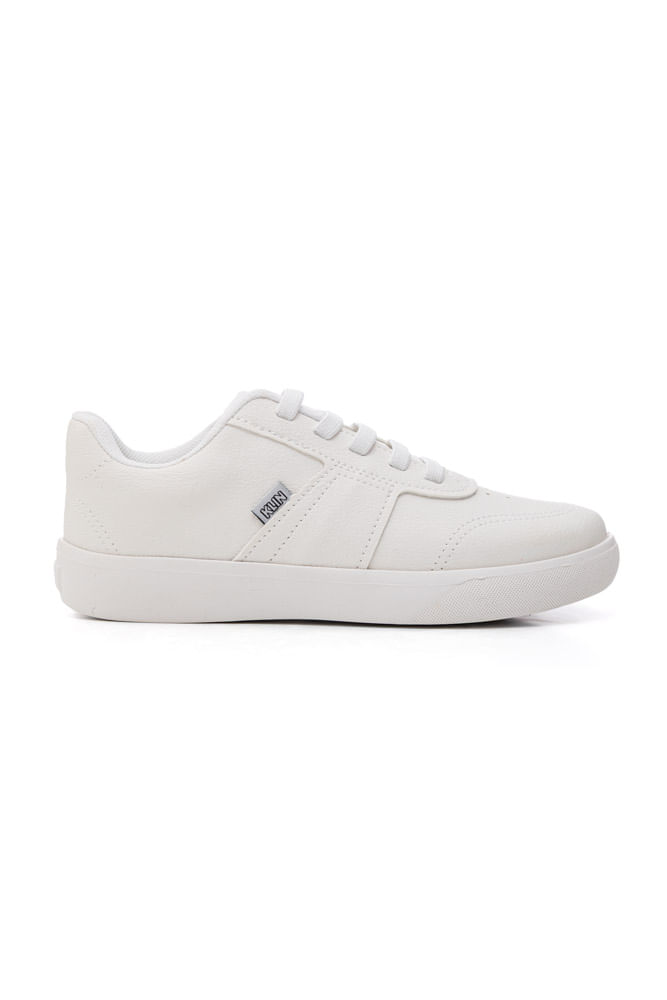 Tênis Klin Casual Juvenil Menino College 323.029-01 Branco