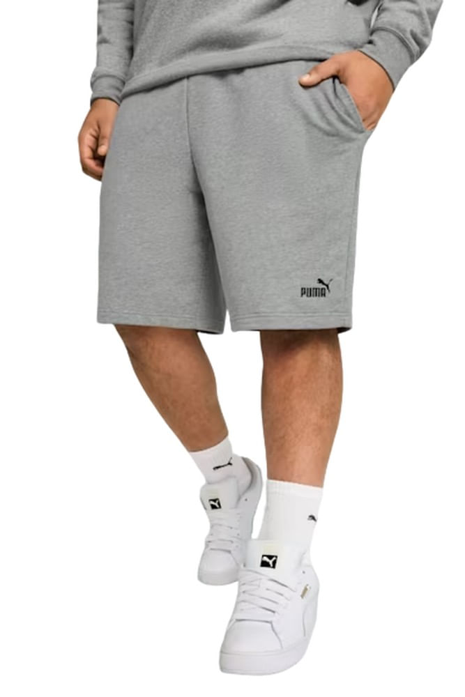 Bermuda Puma Shorts Essentials Masculino 682594 03 Cinza