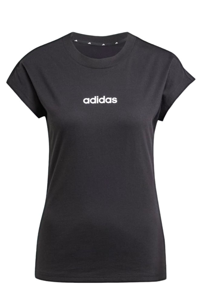 Camiseta-Algodao-Essentials-Linear-Feminina-Adidas-Jc8238-Preto
