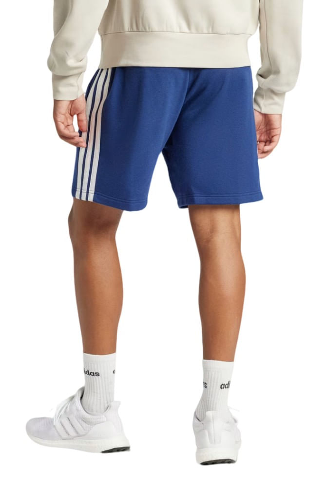 Essential-3-Stripes-French-Terry-Shorts-Masculino-Je6417-Azul