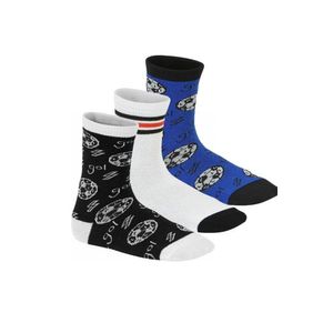 Meia Molekinho Kit Com 3 Pares Infantil 2899.2.25 Sortido