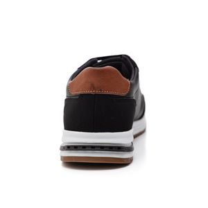 Tênis Casual Pegada Pgd Fibertech Masculino Em Microfibra 171608-02 Preto