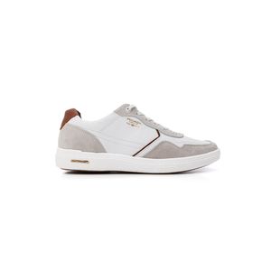 Tênis Casual Pegada Masculino Em Couro 112003-01 Branco