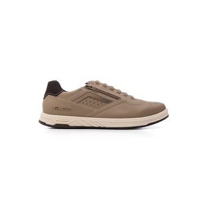 Tênis Casual Pegada Pgd Fibertech Masculino Em Microfibra 172005-03 Bege