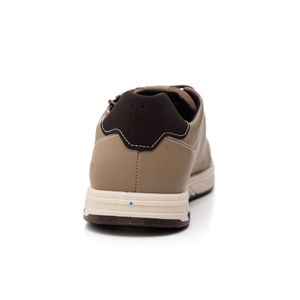 Tênis Casual Pegada Pgd Fibertech Masculino Em Microfibra 172005-03 Bege