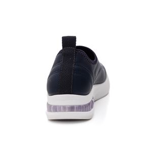Tênis Piccadilly Softstep Salto Anabela Feminino Joanete 940002 Marinho