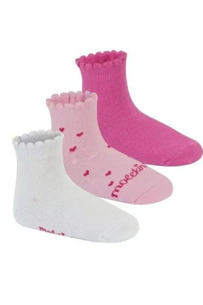 Kit-3-Pares-De-Meias-Cano-Curto-Infantil-Menina-Molekinha-2799.1-Sortido