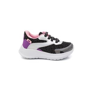 Tênis Klin Casual Juvenil Menina Elástico 440.045-17034 Preto