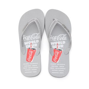 Chinelo Coca Cola Masculino World Tour Cc4501 Cinza