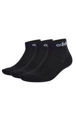 Meias-Finas-Adidas-Linear-Ankle-3-Pares-Ic1305-Preto