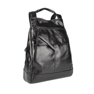 Mochila Grande Kauane Linea Bella Feminina Couro 5291 Preto