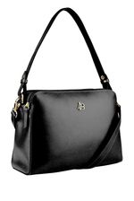 Bolsa-Media-Selene-Linea-Bella-5514-Couro-Legitimo-Preto