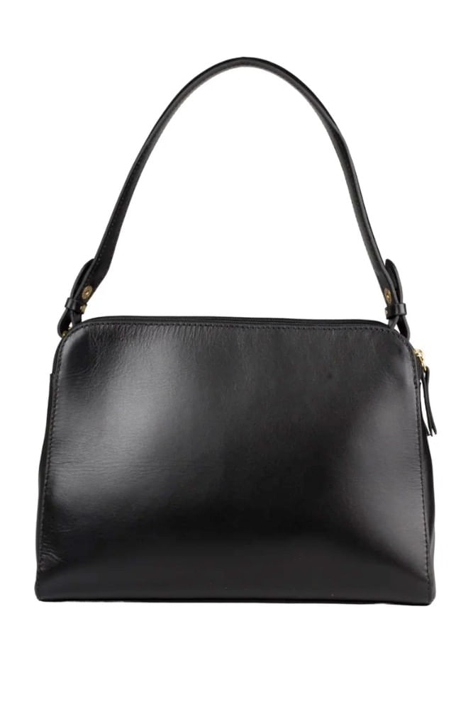 Bolsa-Media-Selene-Linea-Bella-5514-Couro-Legitimo-Preto