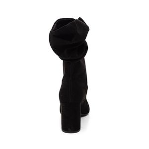 Bota Chá De Mel Cano Médio Feminina Slouchy Z6491.28264 Preto
