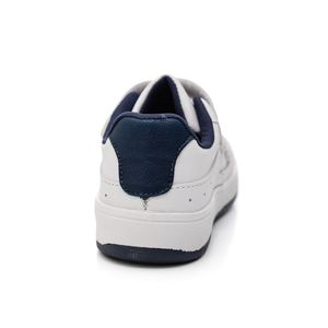 Tênis Camin Casual Juvenil Menino Tiras Velcro 3584-203 Branco
