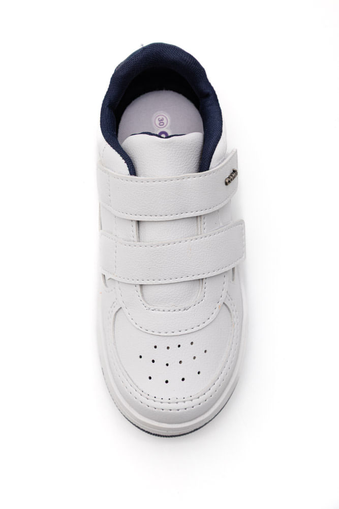 Tenis-Camin-Casual-Juvenil-Menino-Tiras-Velcro-3584-203-Branco